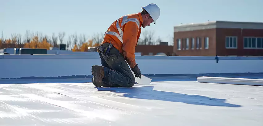 Flat Roof Drain Installation in Albuquerque