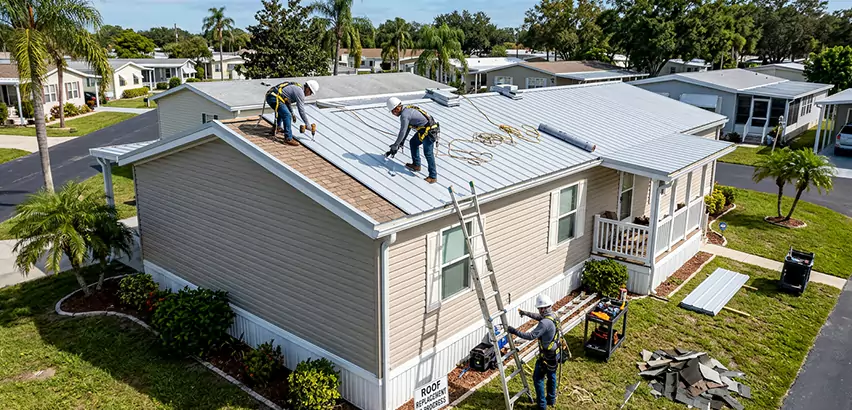Mobile Home Metal Roof Replacement in Albuquerque