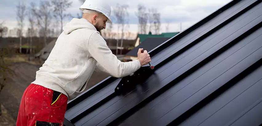Tin Roof Ridge Cap Installation in Albuquerque