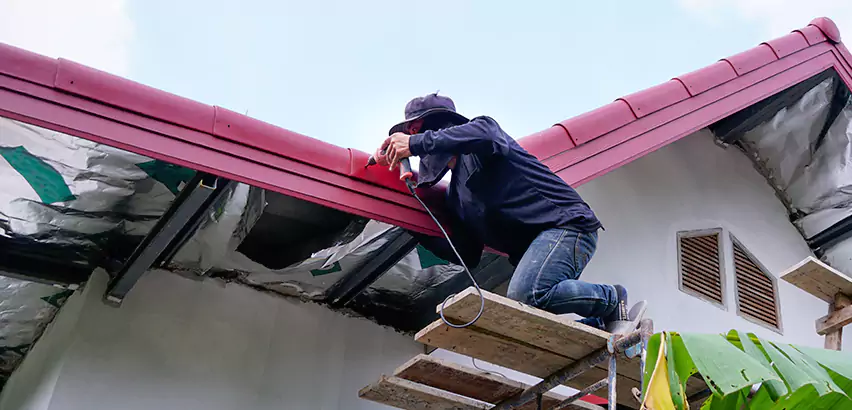 Residential Wind Damage Roof Repair in Albuquerque